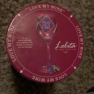 Lolita “21” wine glass